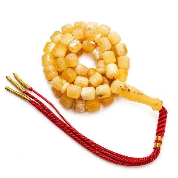 1220.jpeg Natural Baltic Amber Misbah 36g 72 Beads 10X12mm