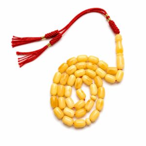 16g.jpeg Natural Baltic Amber Misbah 16g 36Beads 7X12mm