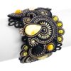 19_11.jpg Luxurious Braided Bracelet with inserts of Natural Amber