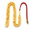 27hg.jpeg Natural Baltic Amber Misbah 27g 72Beads 7X8mm