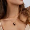 3HEA.jpeg Trinity Hearts Amber Pendant