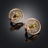 Green Amber Earrings