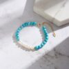 51-2.jpg Turquoise & Selenite Bracelet