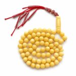 Natural Baltic Amber Misbah 51g 69Beads 11mm