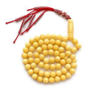 512gm.jpeg Natural Baltic Amber Misbah 51g 69Beads 11mm