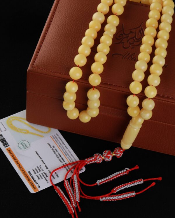 9C1A0782-scaled-1.jpg Natural Baltic Amber Misbah 51g 69Beads 11mm