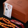 9C1A0795-scaled-1.jpg Antique German Amber Misbah 24g 33Beads 9X12mm