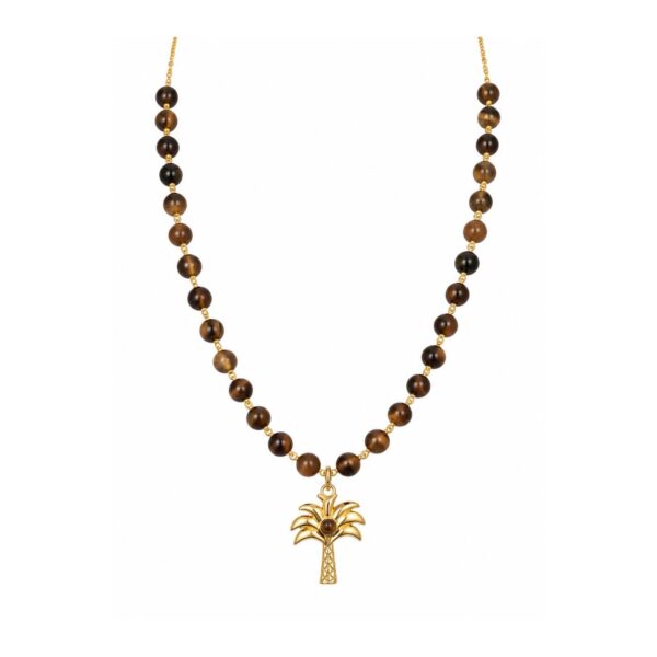 Aqeeq Palm Tree Necklace