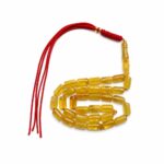 Natural Baltic Amber Misbah 17g 33Bedas 6X12mm