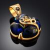 BP2.jpg Blue Amber with Marcasites Pendant