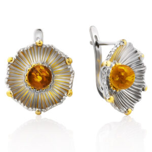 Phlox Amber Earrings