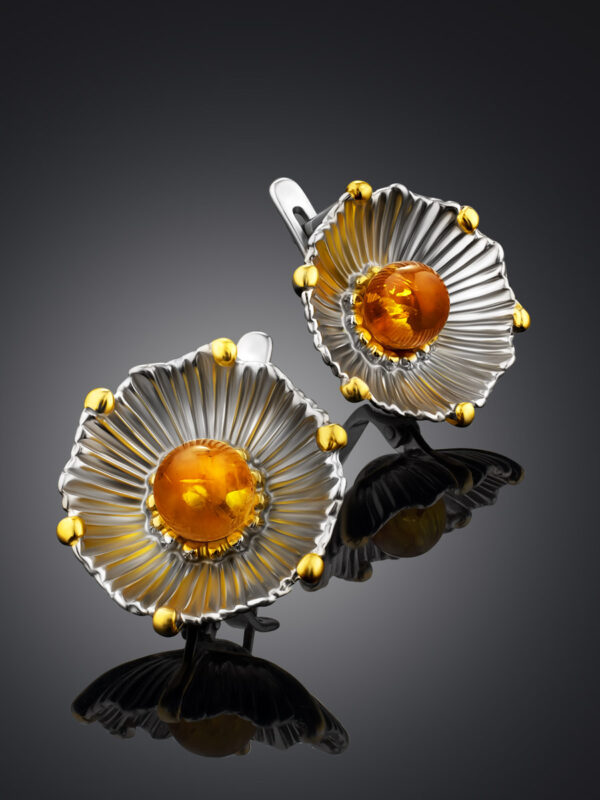 Phlox Amber Earrings