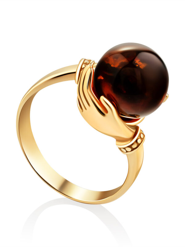 Cognac Amber Ring