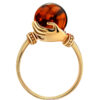 Cognac Amber Ring