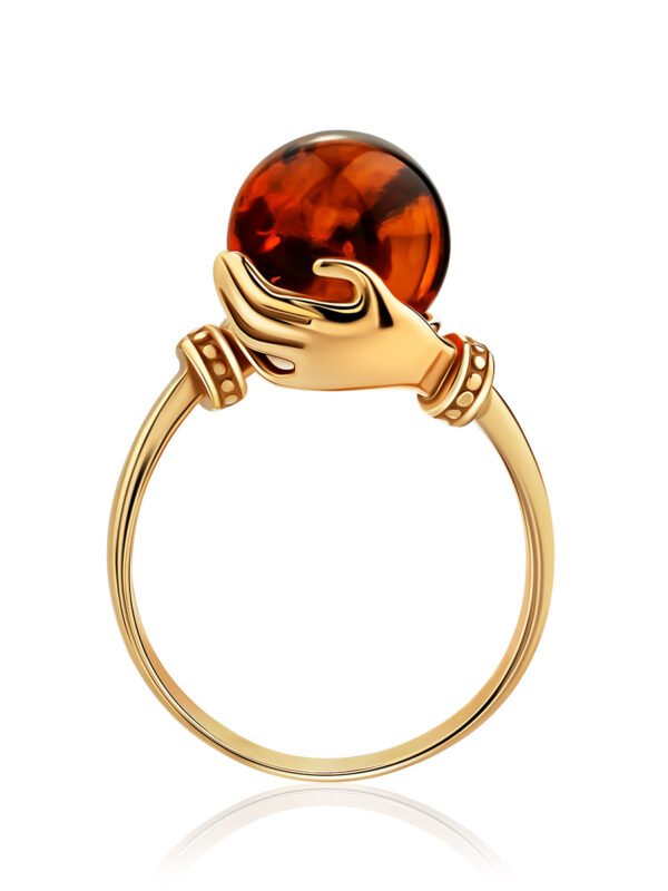 Cognac Amber Ring