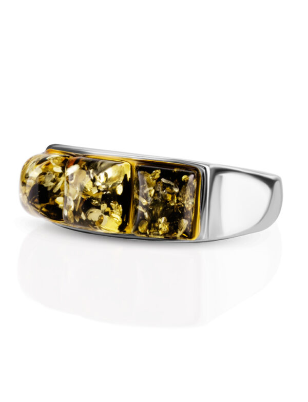 Bright-ring-Mosaic-with-natural-green-amber-1.jpeg Bright Ring Mosaic with Natural Green Amber