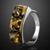 Bright-ring-Mosaic-with-natural-green-amber-2.jpeg Bright Ring Mosaic with Natural Green Amber