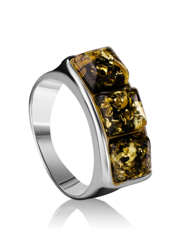 Bright-ring-Mosaic-with-natural-green-amber-3.jpeg Bright Ring Mosaic with Natural Green Amber