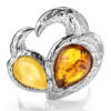 Bright-ring-with-an-insert-made-of-natural-amber-2.jpeg Bright Ring with an insert made of Natural Amber