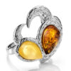 Bright-ring-with-an-insert-made-of-natural-amber-3.jpeg Bright Ring with an insert made of Natural Amber