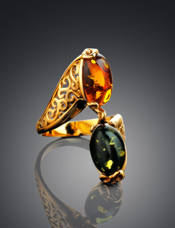 Bright-ring-with-natural-amber-in-two-bright-shades-1.jpeg Natural Amber Ring in two shades