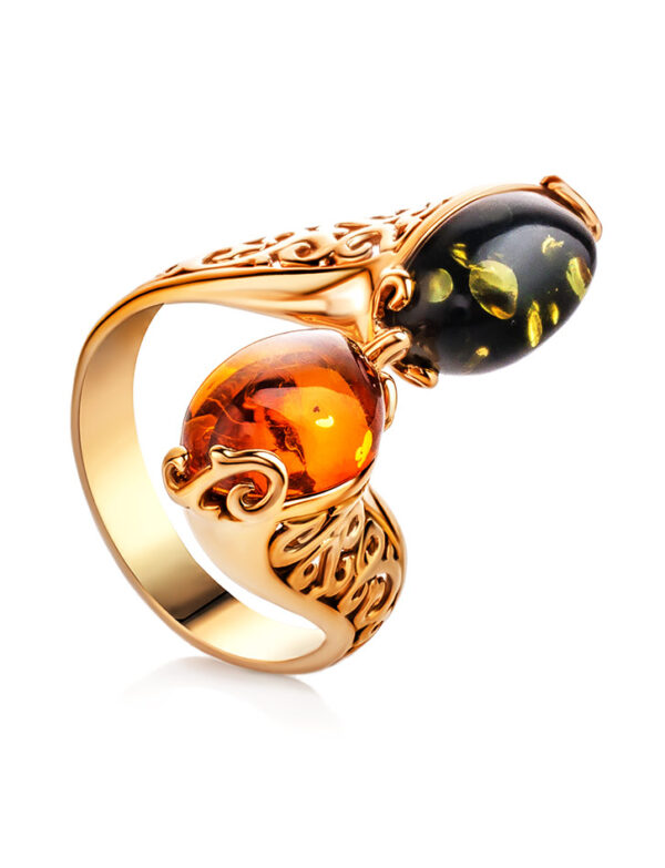 Bright-ring-with-natural-amber-in-two-bright-shades-4.jpeg Natural Amber Ring in two shades