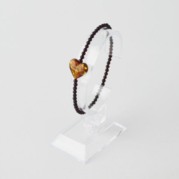 DSC0444M-2.jpg Amber Bracelet with Heart Pendant