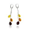 Multicolor Amber Earrings