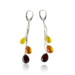 Multicolor Amber Earrings