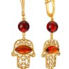 EYE4.jpg Bright, Openwork, Gilded Earrings