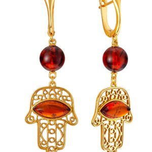 EYE4.jpg Bright, Openwork, Gilded Earrings