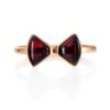 FLOWER2.jpg A Sweet and Delicate Ring with Cherry Amber, "Bow"