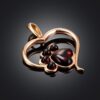 HEART-2.jpg Delicate Heart Cherry Amber "Paws