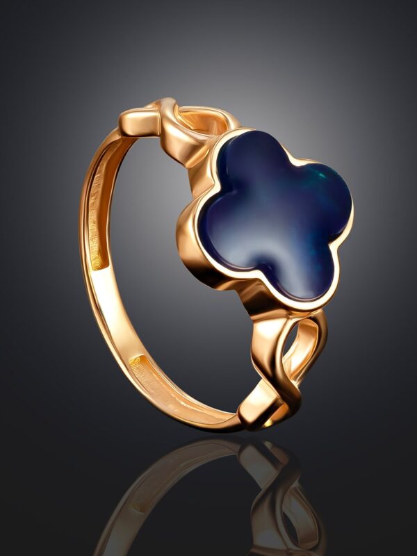 IMG_6566_kopiya1-1.jpg Fashionable Ring with Blue Amber "Monaco"