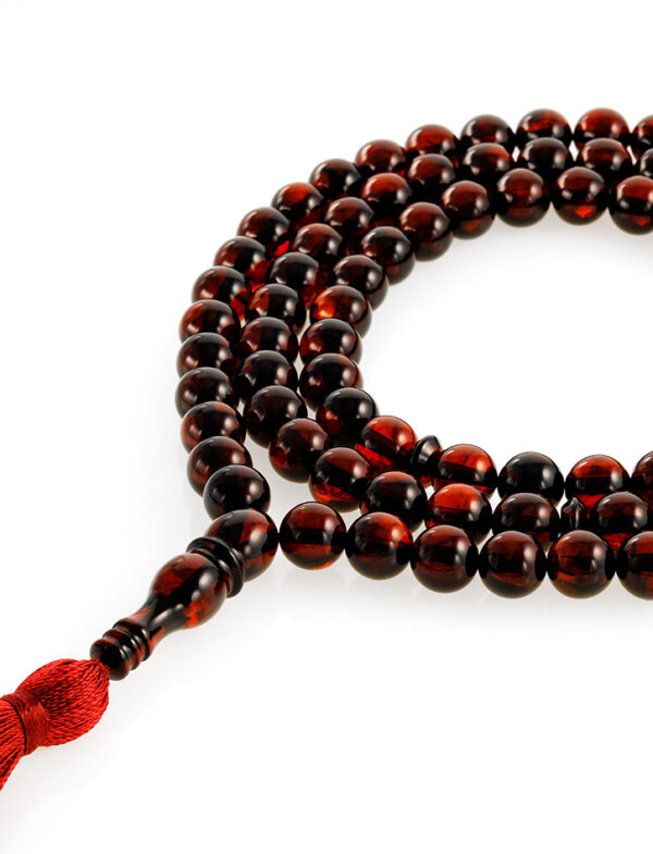IMG_9226.jpg Natural Baltic Amber Misbah 21g 99Beads 7mm