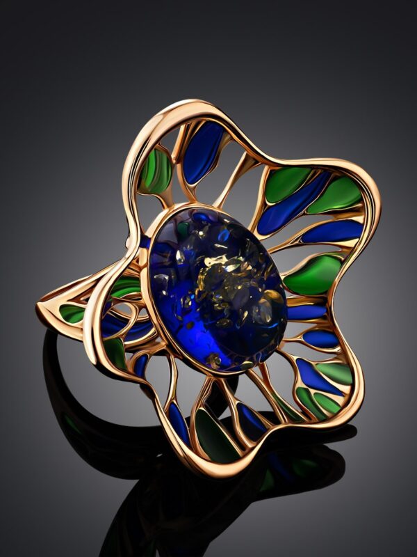 IMG_96931.jpg Verona Enamel Ring Decorated with Amber