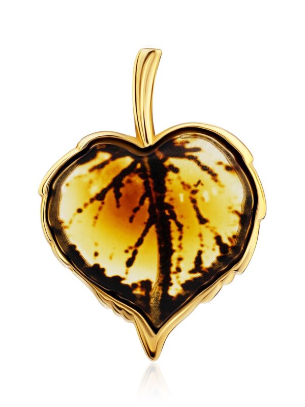LEAVE1.jpg Fall Leaf Amber Pendant