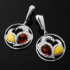 MCER.jpg Amber in two colors Lyrika Earrings
