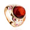 MINA1R.jpg Amber and Enamel Ring