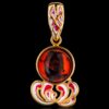 MINA2P.jpg Enamel & Amber Glow Pendant