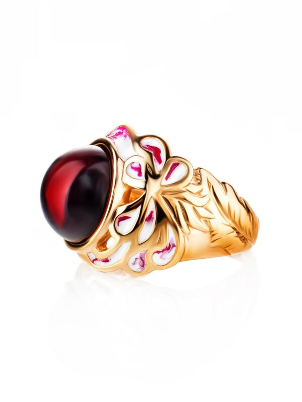 MINA2R.jpg Amber and Enamel Ring