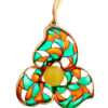 Enamel & Baltic Amber Pendants