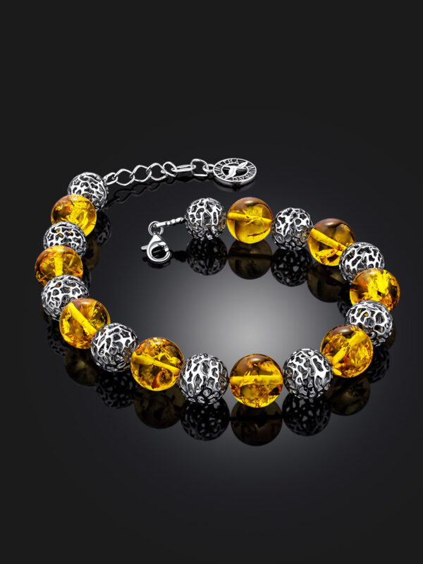 Openwork-bracelet-Aphrodite-with-molded-lemon-amber-1.jpeg Baltic Sun Bracelet