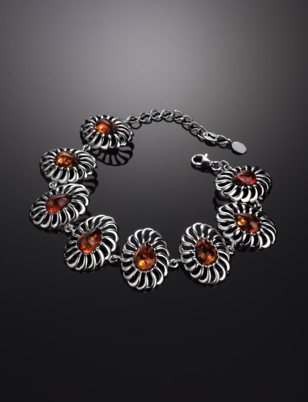 Openwork-bracelet-and-natural-Baltic-amber-3.jpeg Openwork Amber Bracelet