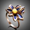 RBLUE5.jpg Natural Amber and Verona Enamel Ring
