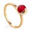 RED1.jpg "LEIA" Red Amber Ring