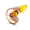 Spectacular-ring-made-of-natural-amber-in-two-shades-1.jpeg Natural Amber Ring in two shades