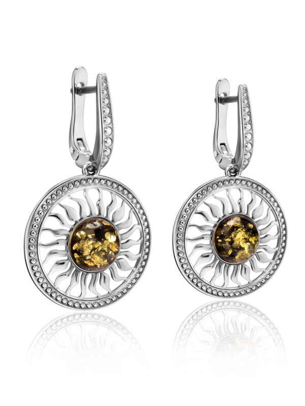 Stylish-earrings-Parnassus-1.jpeg Parnassus Green Amber Earrings