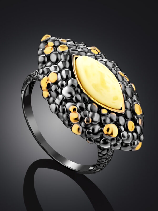 Natural Baltic Amber Ring