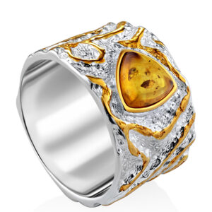 Texture-pendant-1.jpg Wide Ring with Amber